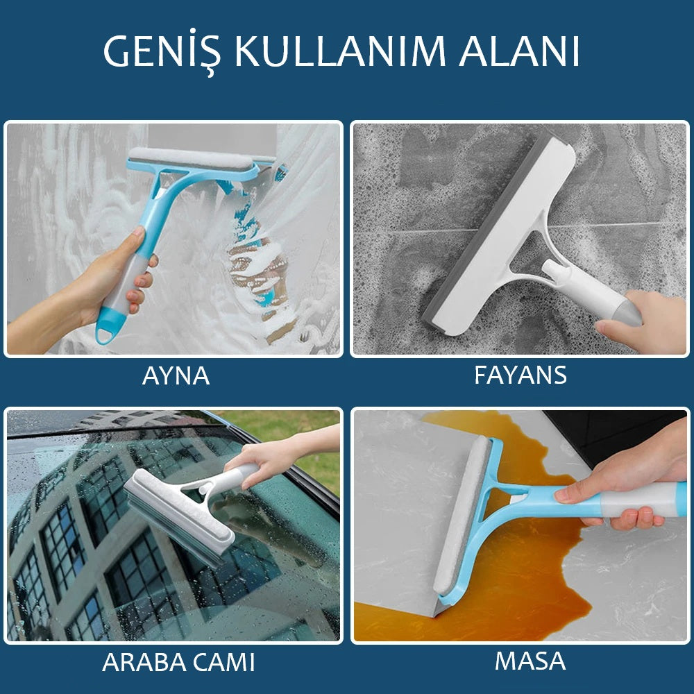 Paletto 3’ü 1 Arada Spreyli Cam Temizleme Çekpası
